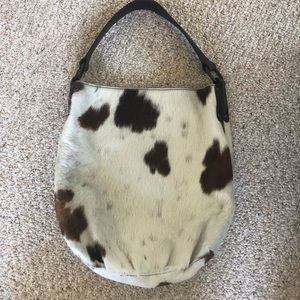 Genuine leather cow skin bag
